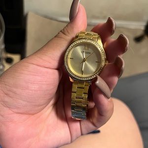 Gold citizen watch